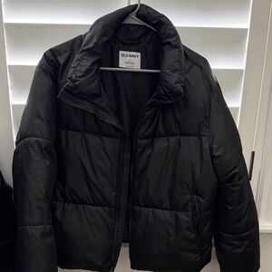 Old Navy Classic Black Quilted Jacket